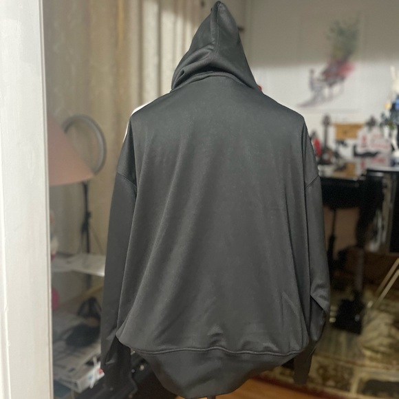 NWT Women’s Size Small Palm Angels Track Hoodie 100% Cotton In Black & White - Picture 12 of 17